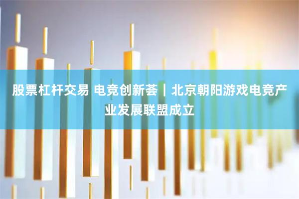 股票杠杆交易 电竞创新荟｜北京朝阳游戏电竞产业发展联盟成立