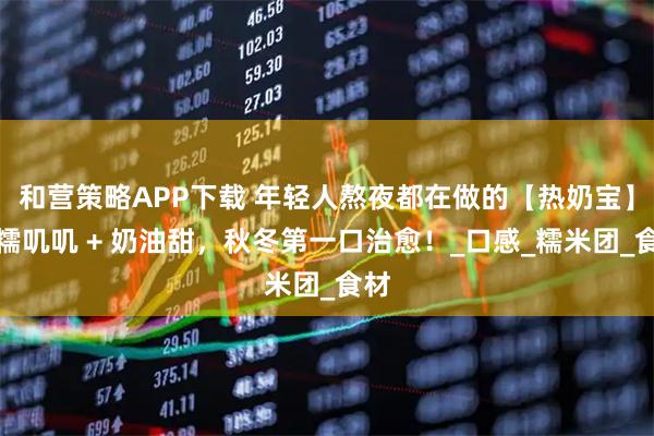和营策略APP下载 年轻人熬夜都在做的【热奶宝】，糯叽叽 + 奶油甜，秋冬第一口治愈！_口感_糯米团_食材